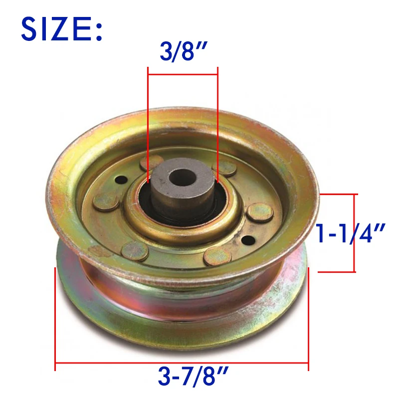 Lawn Mower Pulley Single Slot 42" Decks Steel For Husqvarna / Poulan / Roper / Craftsman Weed Eater 1Pc 532173437 173437 165888