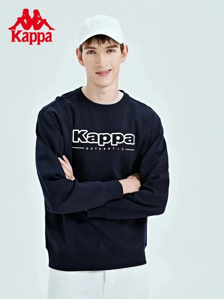 

Kappa Pullover 2023 New Men's Spring and Autumn Sports Sweater Casual Knit Long Sleeve