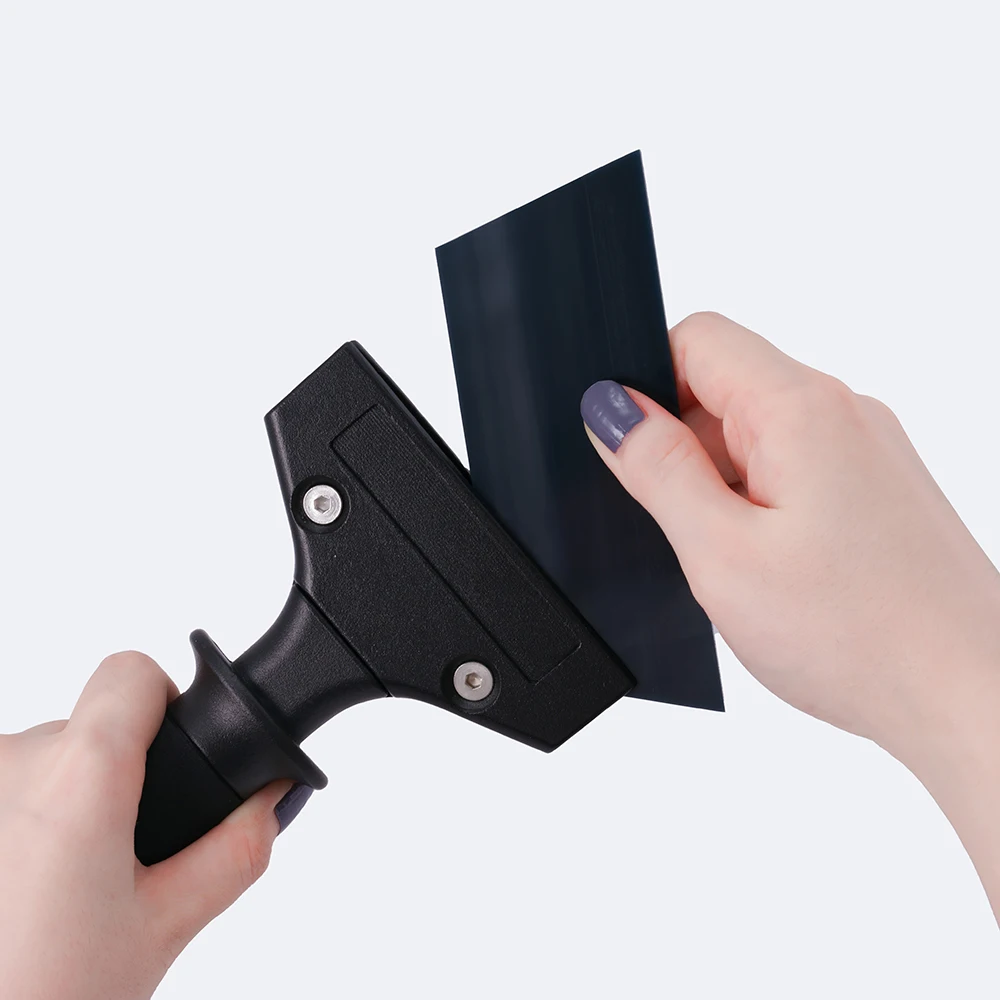 Car Glass Cleaning Scraper Rubber Blade Wiper 70/80/90A FOSHIO Window Tinting Windshield Protection Vinyl Film Install Squeegee