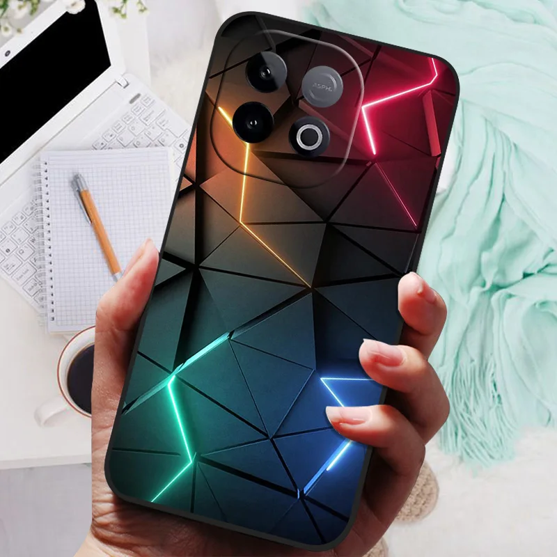 Premium Silicon Back Cover Phone Case with Soft Bumper Coque