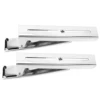 2Pcs Foldable Microwave Oven Shelf Rack Stainless Steel Support Frame Stretch Adjustable Wall Mount Bracket Holder Kitchen Tool 5