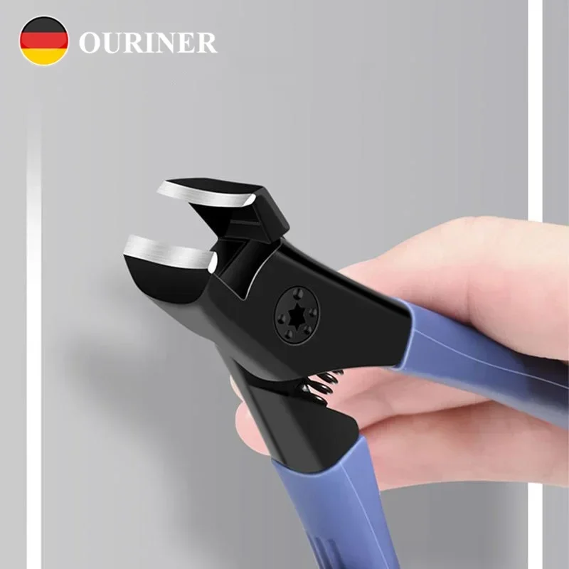 Stainless Steel Nail Clipper with Ultra Wide Jaw Opening Portable Finger Nail Cutter