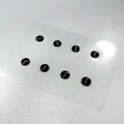 Enhanced Gaming Mouse Anti-Slip Glass Pads - Pack of 1, Universal Round Skates for DIY Performance Upgrade (A2)