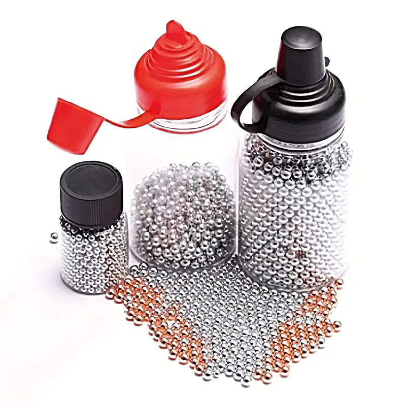 Precision Bottle Packing Steel Ball Iron Ball 500/1500/5000/6000pcs 4.5mm Count Zinc Copper Plating Shine Surface Steel Ball