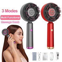 Electric Vibration Massage Comb Red Light Therapy Hair Growth Massage Scalp Brush Anti Hair Loss Liquid Oil Applicator Hair Care