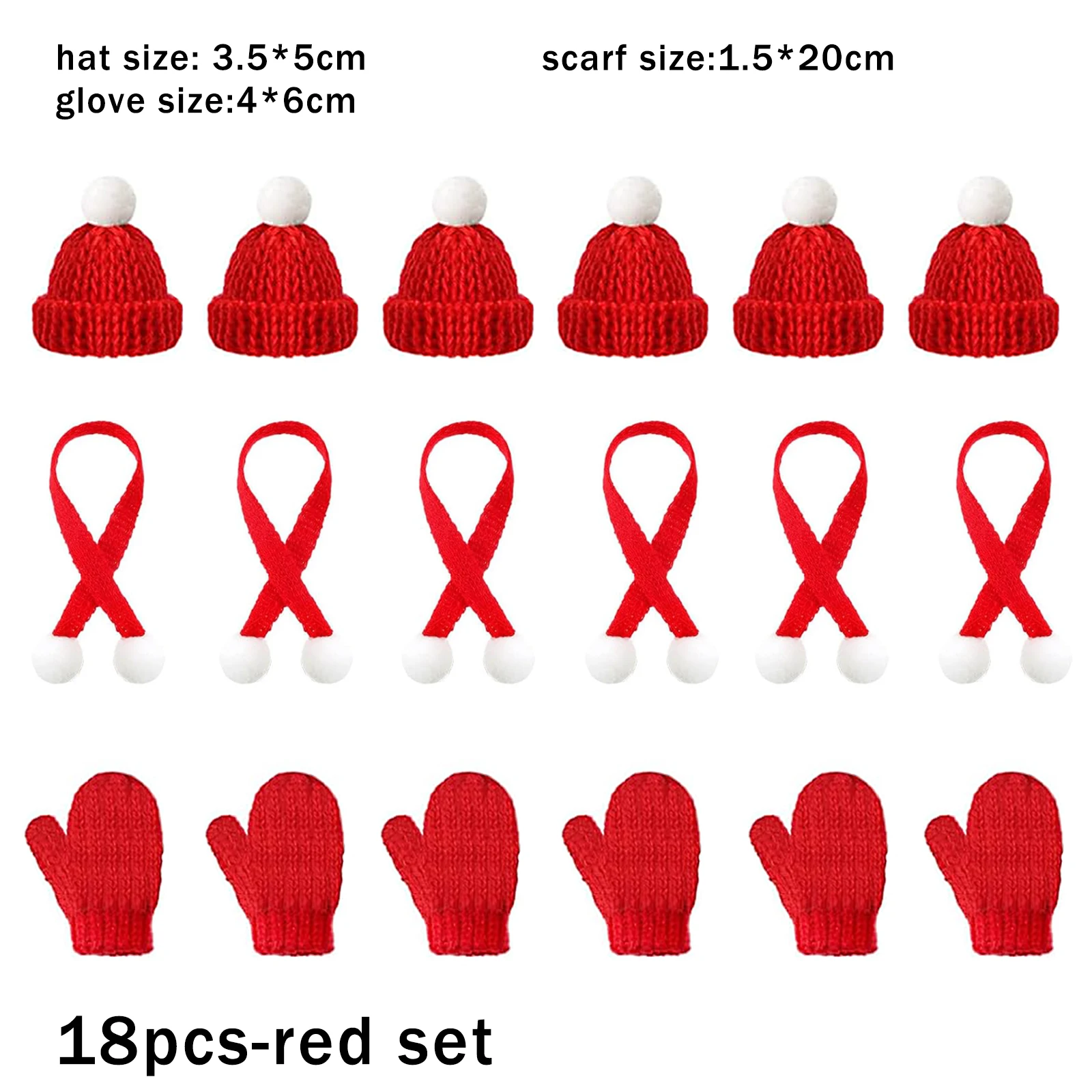 18pcs-red set