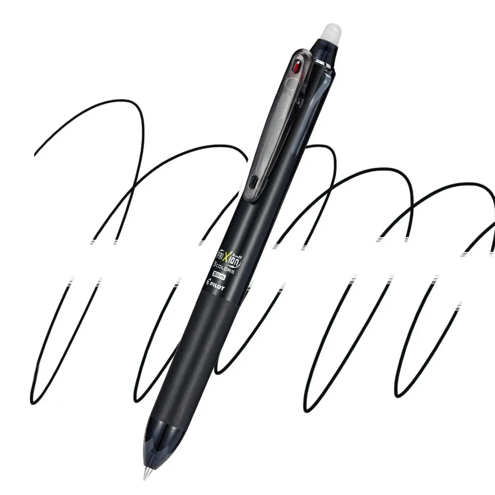 Japan Pilot Multi-functional Pen Friction Erasable Gel Pen Fine Three Color LKFBS-60UF Module 0.38/0.5mm Office Supplies