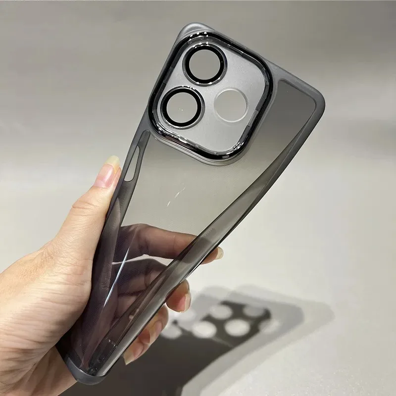Luxury Soft Silicone Shockproof Back Cover with Lens Film - Energy Vitality Endurance Series