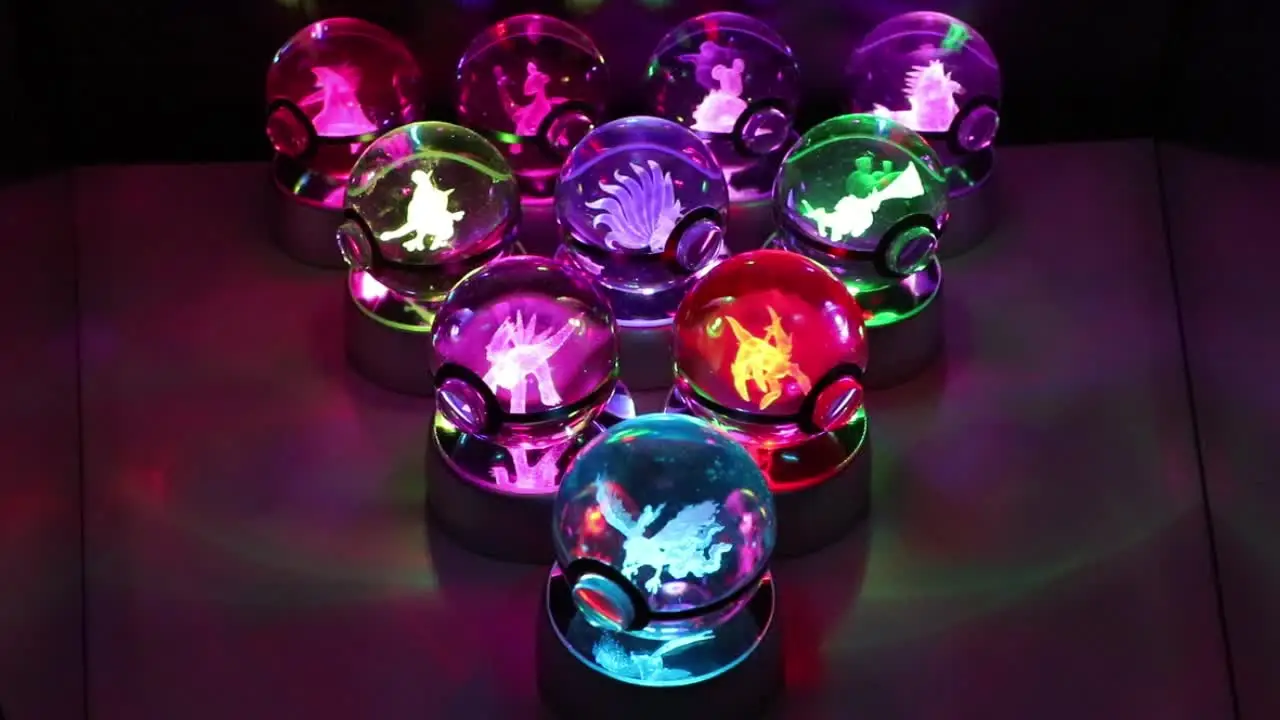 TAKARA TOMY Pokemon Cristal 3D ночник