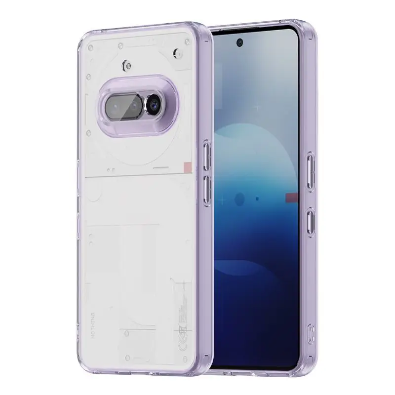 Transparent Shockproof Acrylic Case with Full Lens Protection and Anti-Slip Design