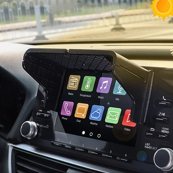 Parasole Universale Anti-Riflesso per GPS Auto, Schermo di Protezione Solare per Display di Navigazione da 7-12 Pollici, Accessori Interni Auto
