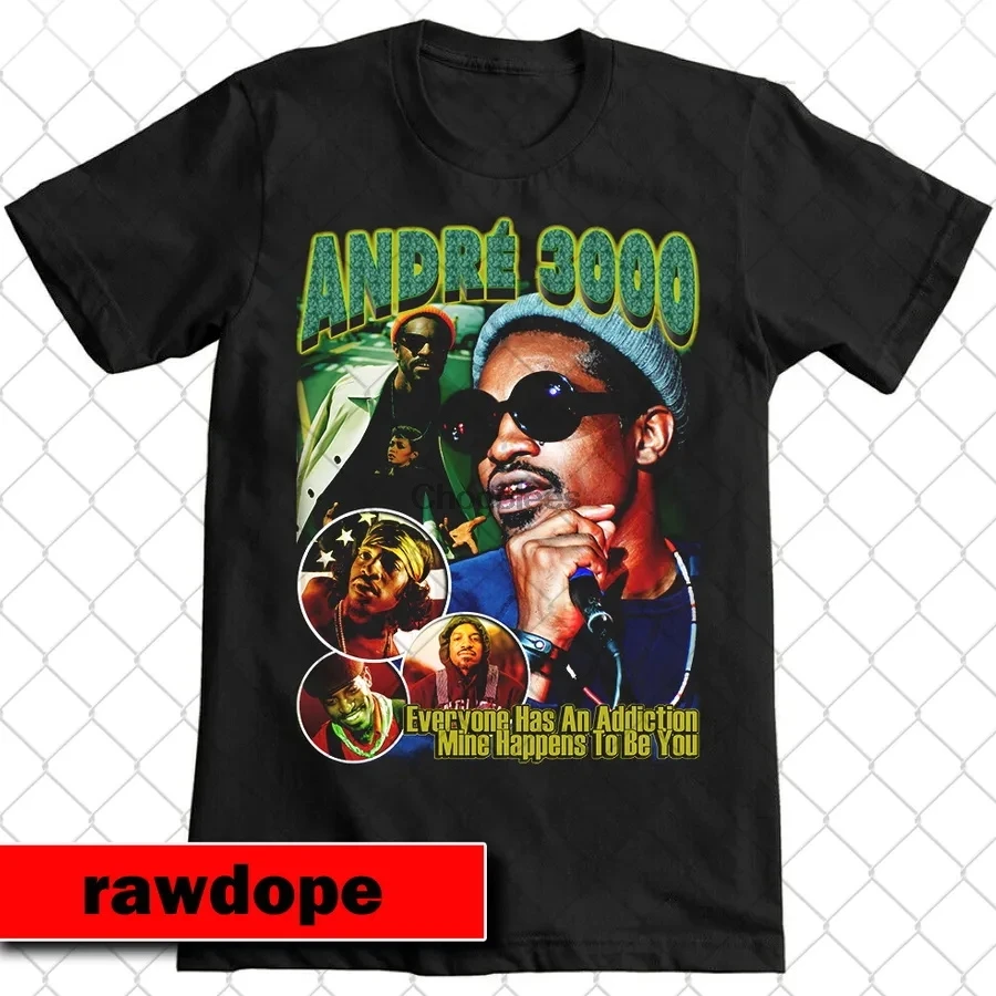 Men t shirt Outkast Andre 3000 T-shirt R&B Music Hip Hop Rapper