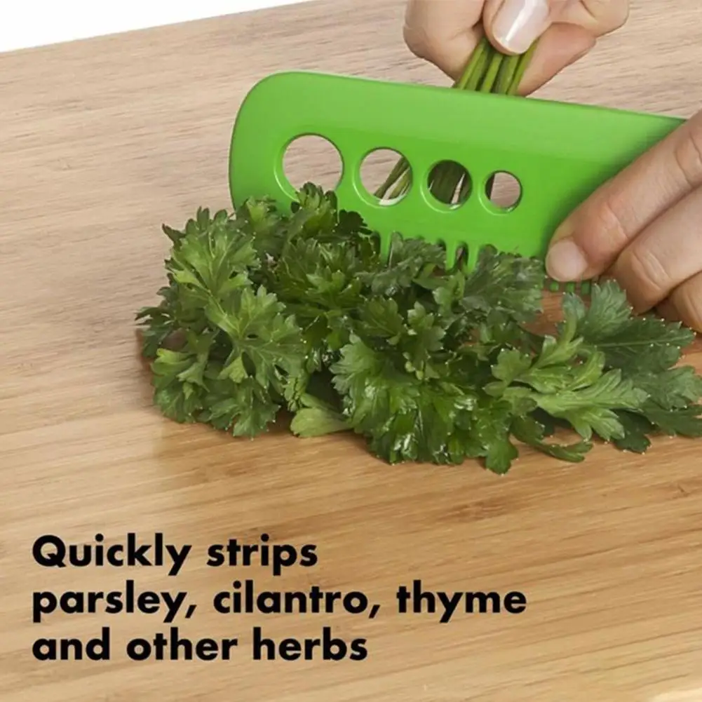 New Vegetable Herb Eliminator Vegetable Leaf Comb Household Cooking Kitchen Gadgets Kitchen Multifunctional Gadgets Portabl B3M0
