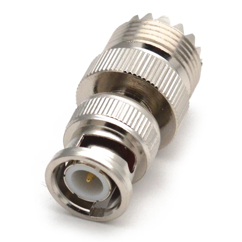 Premium BNC Male to UHF Female RF Coaxial Adapter Connector