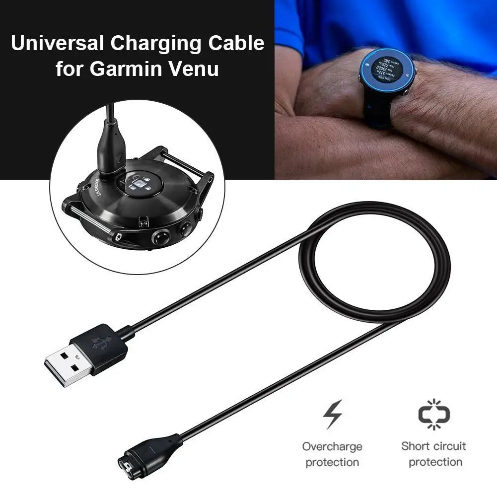 Charge Wire Device Smart Watch Charging Cable Wire for Garmin Venu 2 / Venu 2S / forerunner 745 Charger Data Replacement Dock