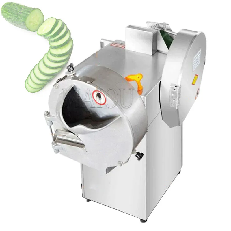 Double Head Vegetable Cutting Machine Electric Slicer Commercial