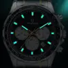 2025 New Luxury Sports Watch Men Quartz Waterproof Luminous Date Chronograph Men's Watches Stainless Steel Man Watch Male Clock 6