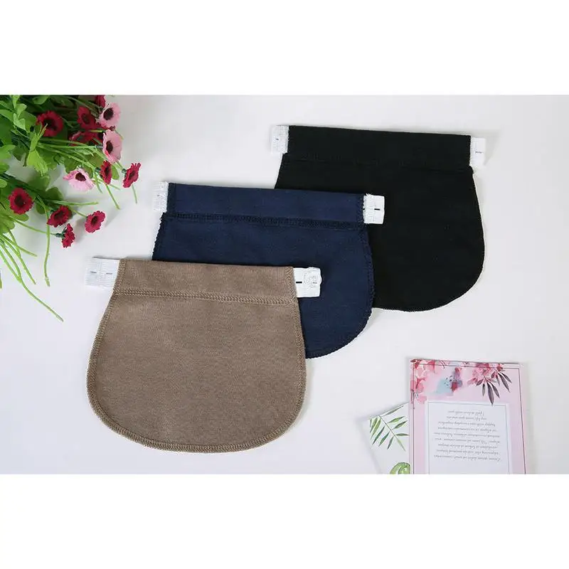 Pregnant Women Can Adjust The Elastic Belt Lengthening Plus Long Pants Button Pregnant Women Pants Buckle Belt Extension Belt