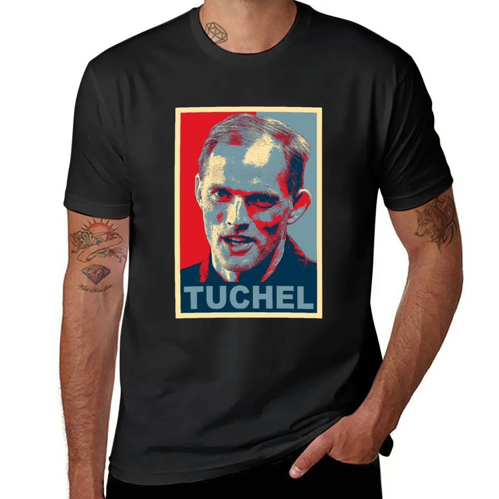 New Thomas Tuchel Hope T-Shirt Moda Coreana Magliette Vuote Magliette Carine Magliette Estive T-Shirt Da Uomo