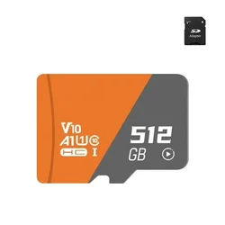 High - Speed Waterproof Metal Shock Resistant Memory Card with USB Flash Drive Function - 2TB Capacity (512GB)