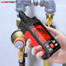  HT609 Gas Leak Detector Sound Screen Alarm with LCD Display Gas Detector Combustible Flammable Natural Methane Gas Detector Visu 