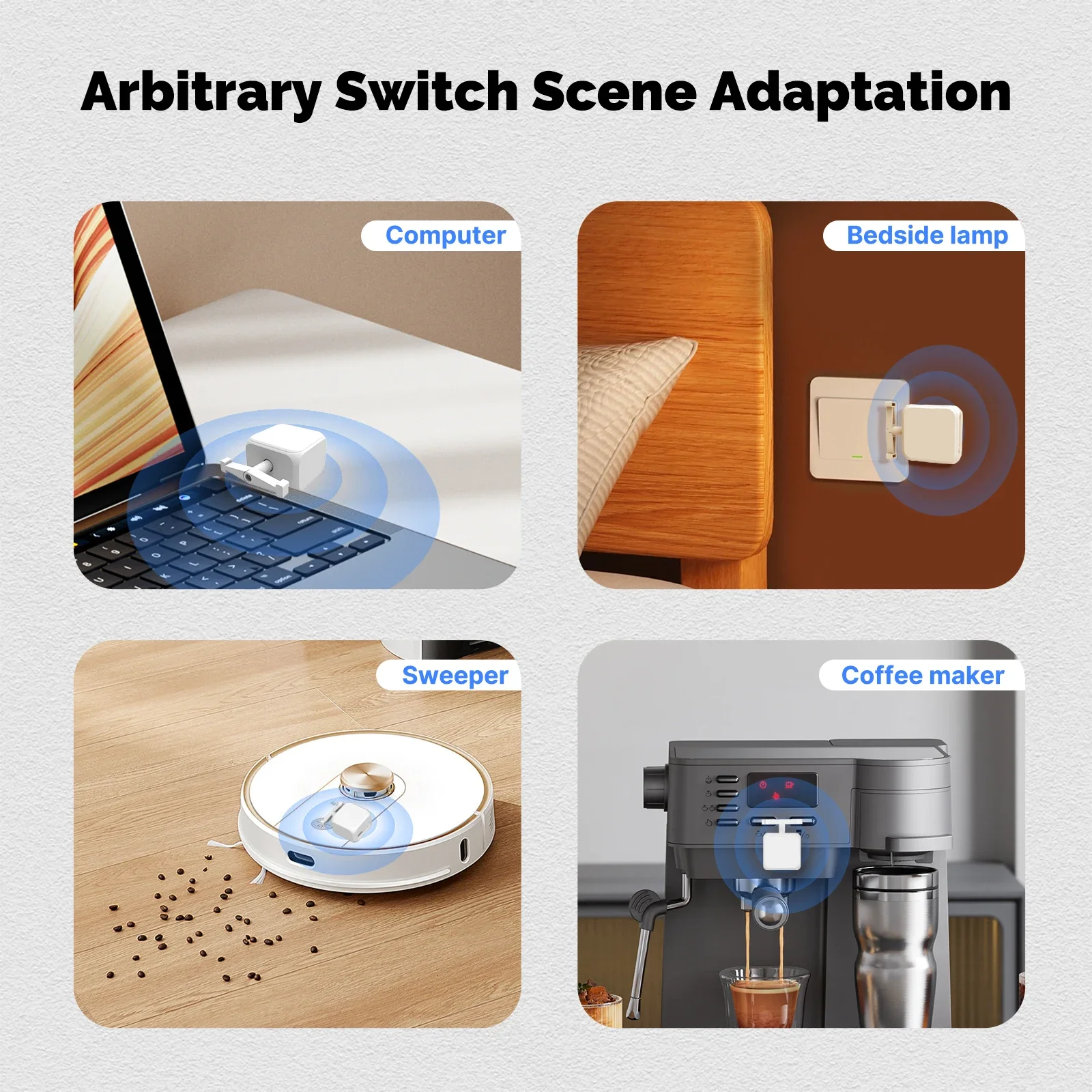 Tuya Smart Bluetooth Finger Robot Warp Switch Button Key Smart Life App with Voi