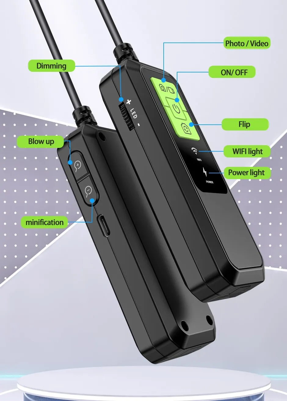 Sa322ad84e5944d29bbd2ff206b81fe81F Wireless Endoscope 1080P Single and Dual Lens WiFi Borescope Inspection Camera Waterproof Snake Pipe Camera For Android IOS Mallzona