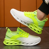 Men's Breathable Mesh Sneakers - Eva Sole Running Fitness Casual Sports Shoes - Suitable for All Seasons Trbottomy Breathable Design