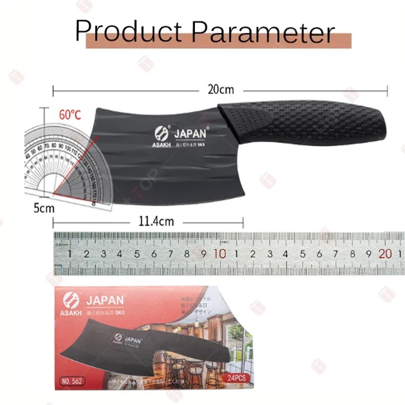 Stainless Steel Kitchen Knife Boning Knife Chef'S Knife Cooking Barbecue Meat Cleaver Paring Knife Kitchen Utensils Pocket knife 6