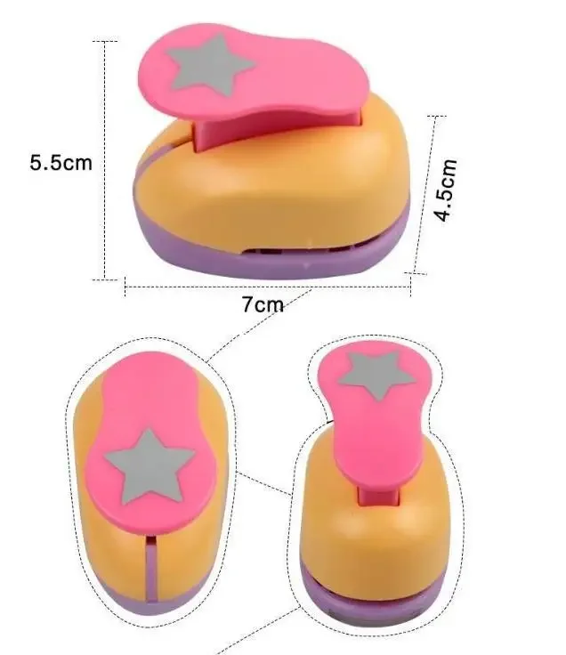25mm star punches for eva paper punch craft perfurador cutter scrapbooking paper punch for kids furador diy puncher scrapbook punches
