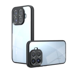 Matte Clear Magnetic Wireless Charging Phone Case with Skin Feel and Lens Protection - Xiaomi 14 Pro (Transparent)