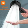 Xiaomi High Pressure Shower Head Water Saving 3 Modes Shower Heads Adjustable One-Key Stop Water Massage Sprayer Bathroom Parts 1