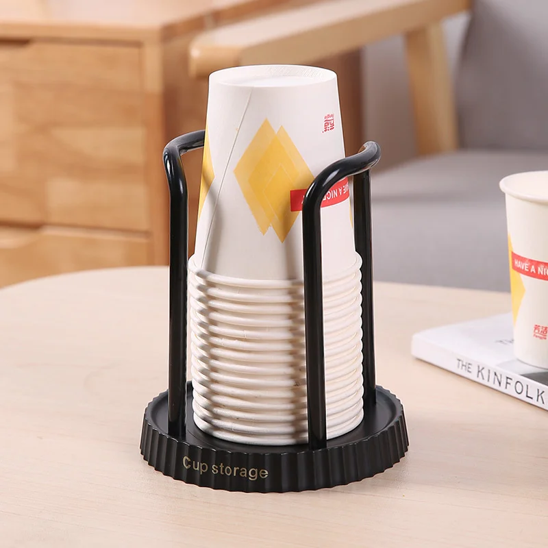 Household Simple Paper Cup Holder Storage Rack Multifunctional Desktop Coffee Milk Tea Cup Storage Rack Cup Taker Without Cup 4