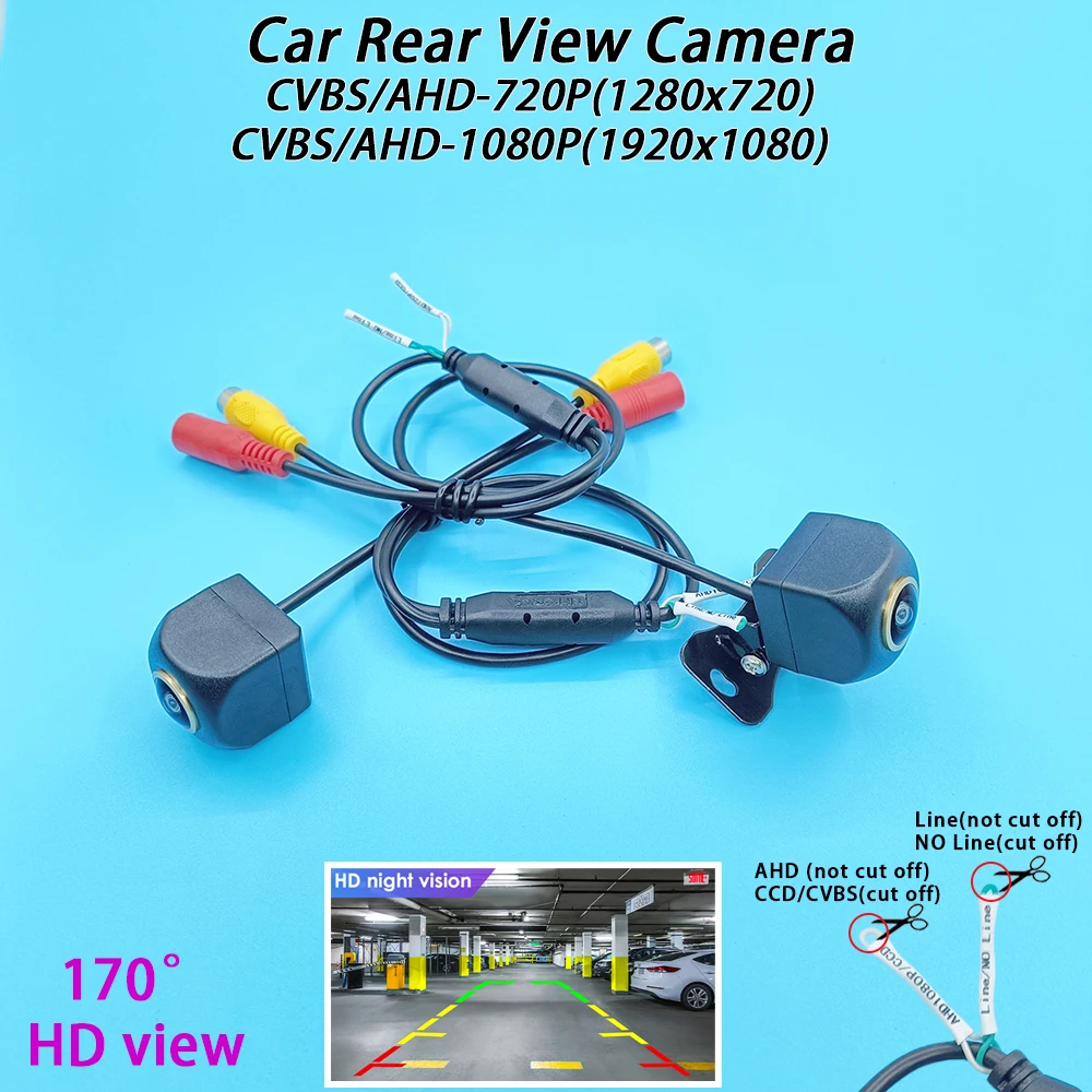 푸조 1007 208 301 308 쿠페 408 607 807 RCZ 시트로엥 C2 C3 C4 C5 C6 C8용 170도 AHD 1080P CVBS 차량 후방 카메라