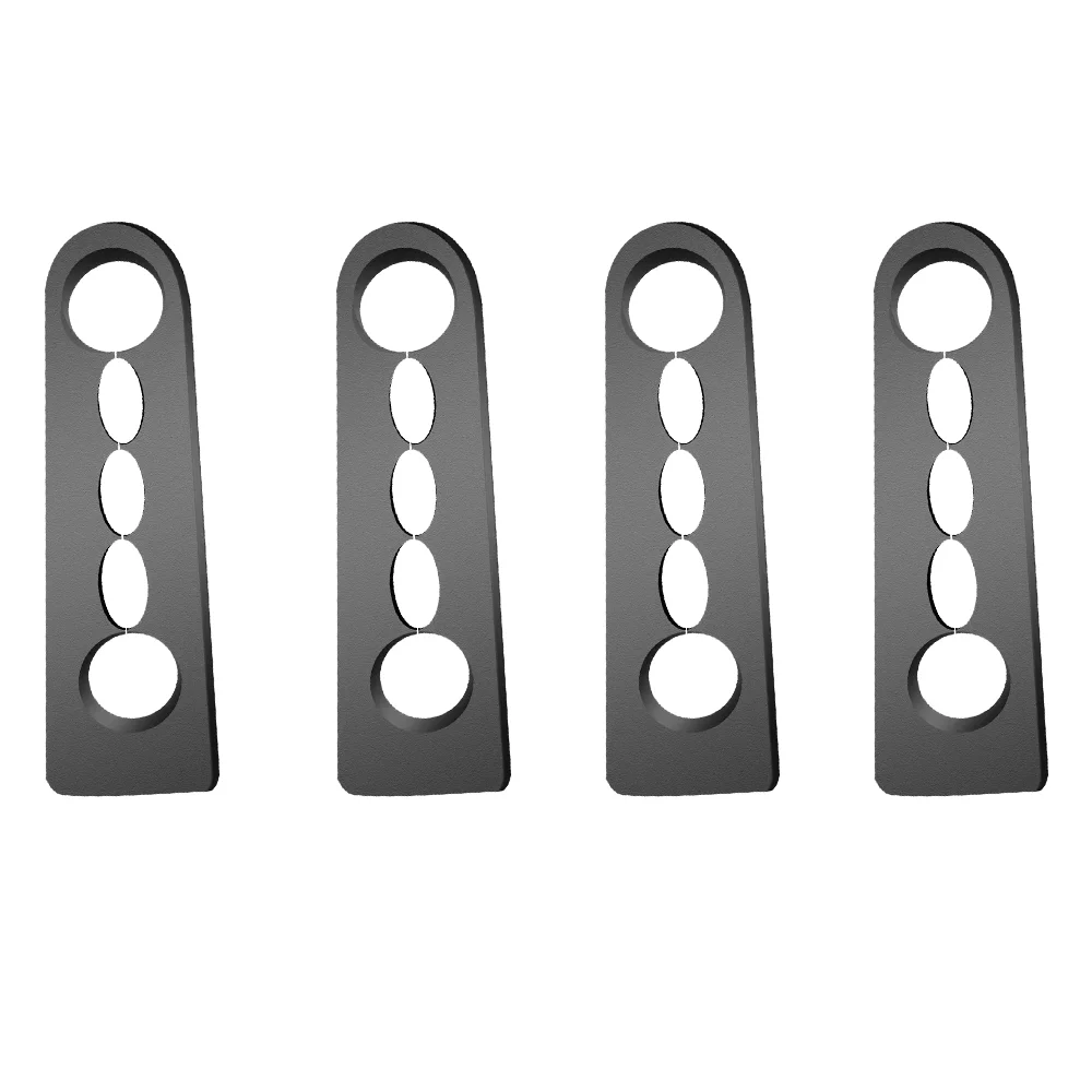 4X Car Sound Deadener Damper Door Lock Deadening Damping For Nissan Qashqai J10 Dualis 2007-2013 car door lock damper car sound deadener