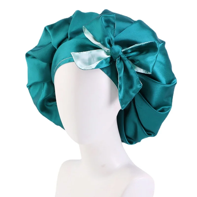 Gorro De Satén Liso Ajustable Para Mujer, Gorro De... - Grandado