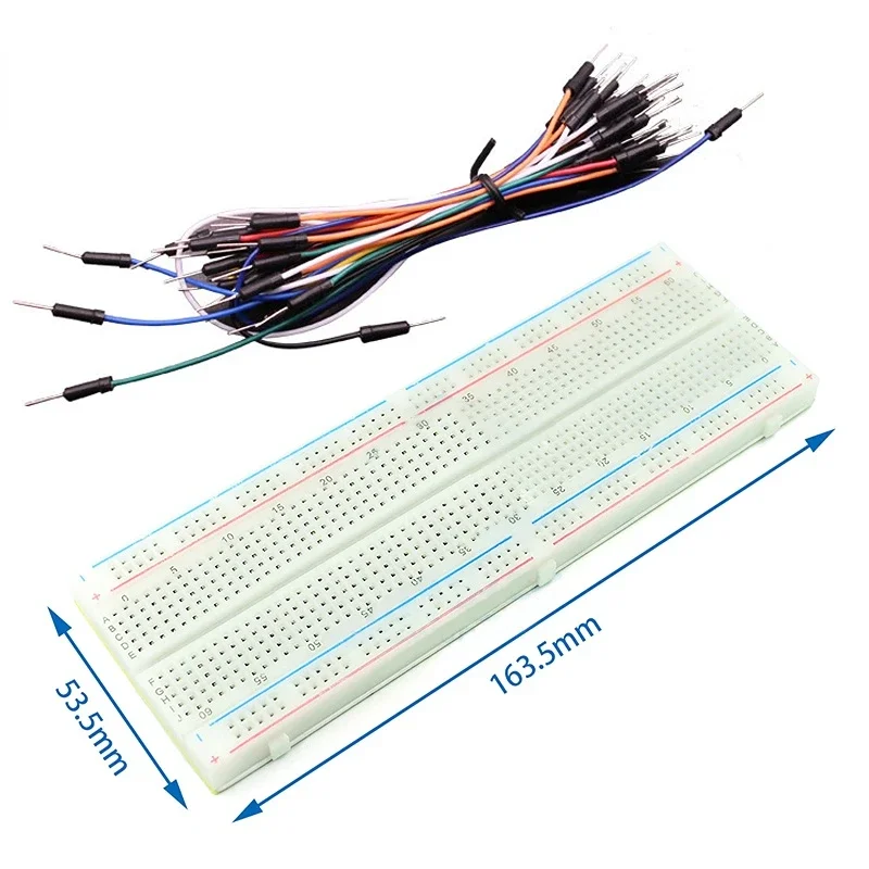 Kit Breadboard E Alimentatore Da Laboratorio – 2390 Punti, Tensione Regolabile 0-16V, Senza Saldatura – Ideale Per Prototipi E Circuiti