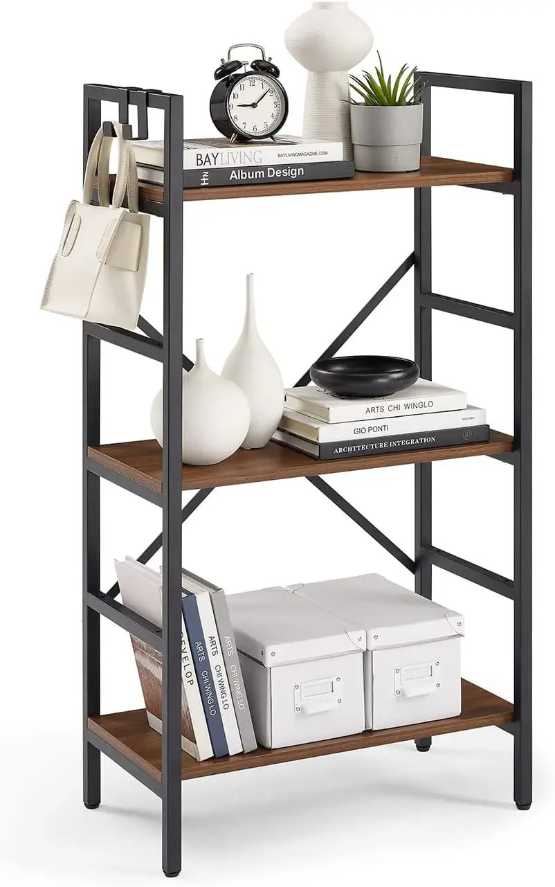 luckyeestar-3-tier-bookshelf-bookcase-shelf-storage-organizer-modern-book-shelf-for-bedroom-living-room-and-home-office-wood