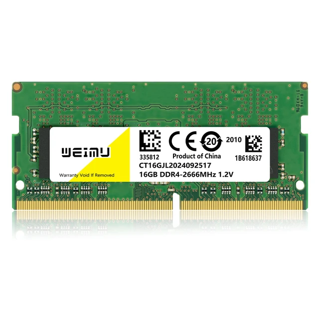crucial [CT16G4S24AM] Crucial 16GB DDR4-2400 SODIMM for Mac CL17(8Gbit) CT16G4S24AM - 16GB Crucial DDR4 2400MT⁄s Non-ECC SODIMM Memory