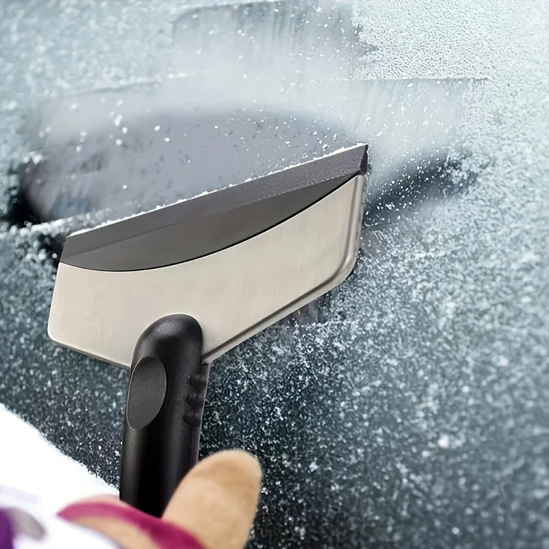 Car Snow Shovel Snow Removal Shovel Car Window Glass Defrosting Scraper Ice Removal Winter Cleaning Tool