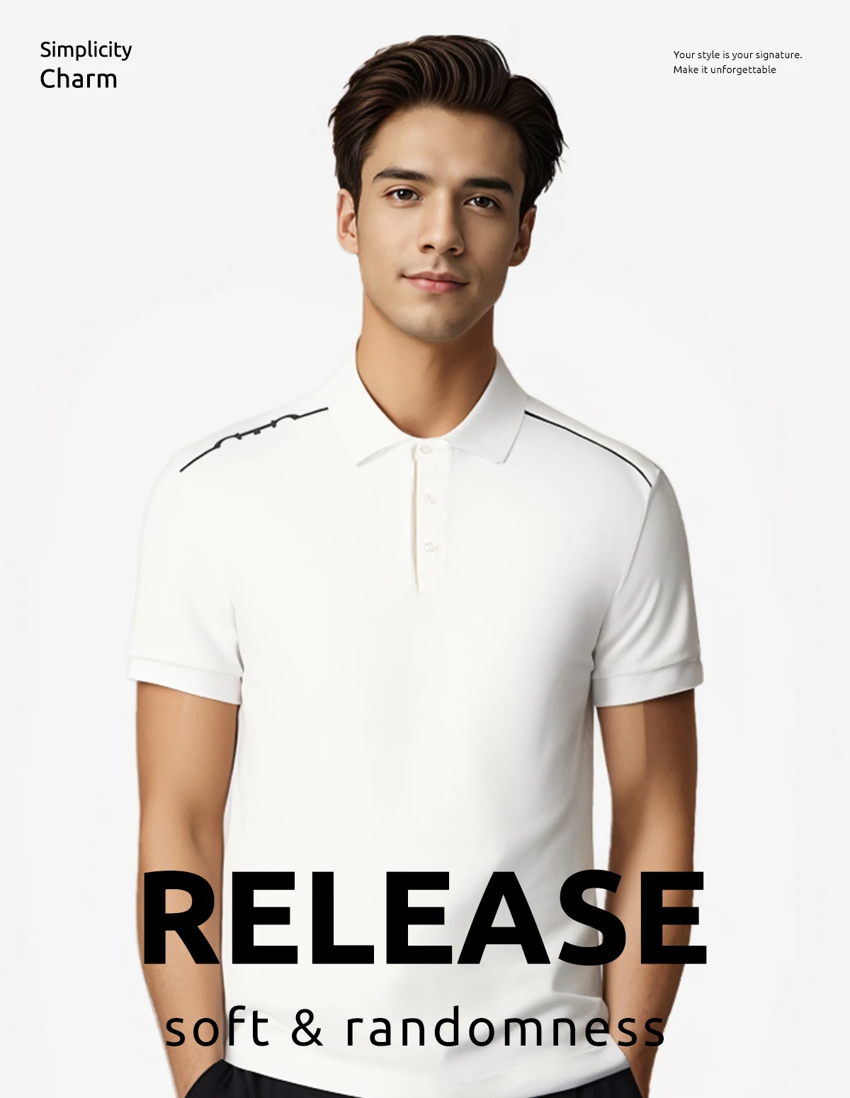 New Mens Polo Shirt Cotton Mens Casual Short Sleeve Solid White Stripe Soft T-Shirts Basic Daily 2025 Men's Loose Tee Shirt Tops 10 Sa323aea7105b4ab09e394950933190f37