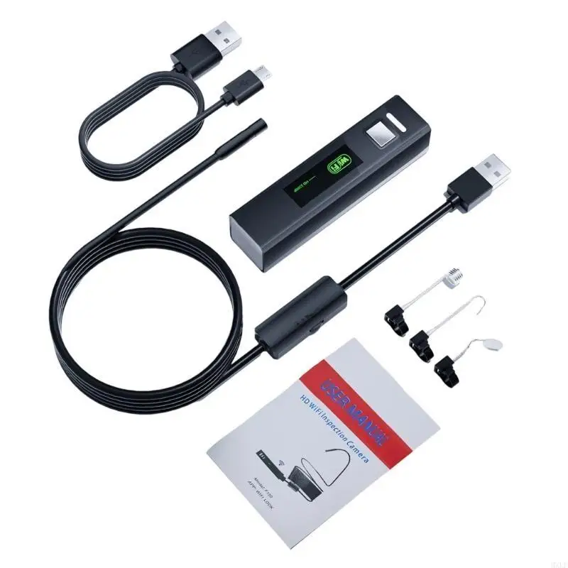 Wi -Fi 8 LED 내시경 카메라 뱀 검사 범위 Borescope 카메라 8mm 렌즈