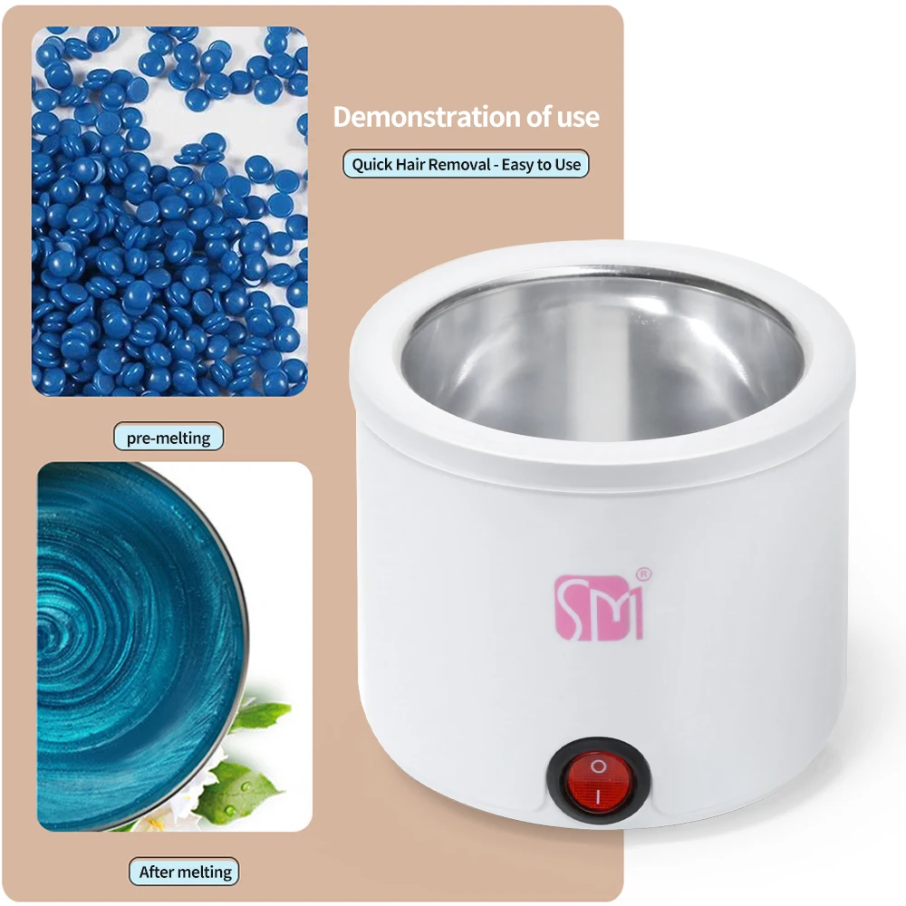 LULAA ​​​Waxing Wax Warmer for Hair Removal  Quick Heating wax Melt Warmer Easy to Use at Home Waxing Kit for Women Use 2