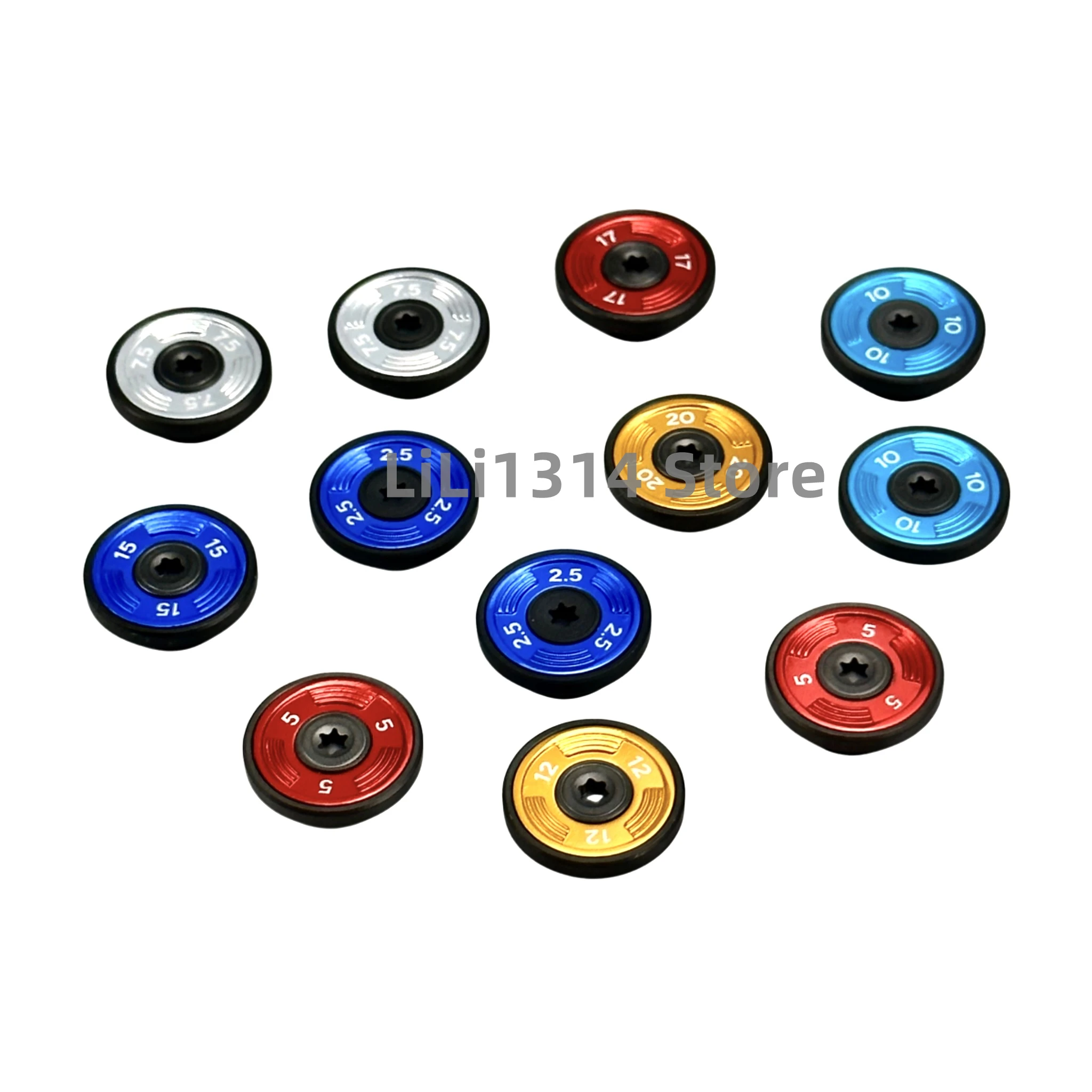 2pcs Golf Putter weight set practice screw fit For Taylormade SPIDER GTX MAX、TP RESERVE club head counter weights accessories