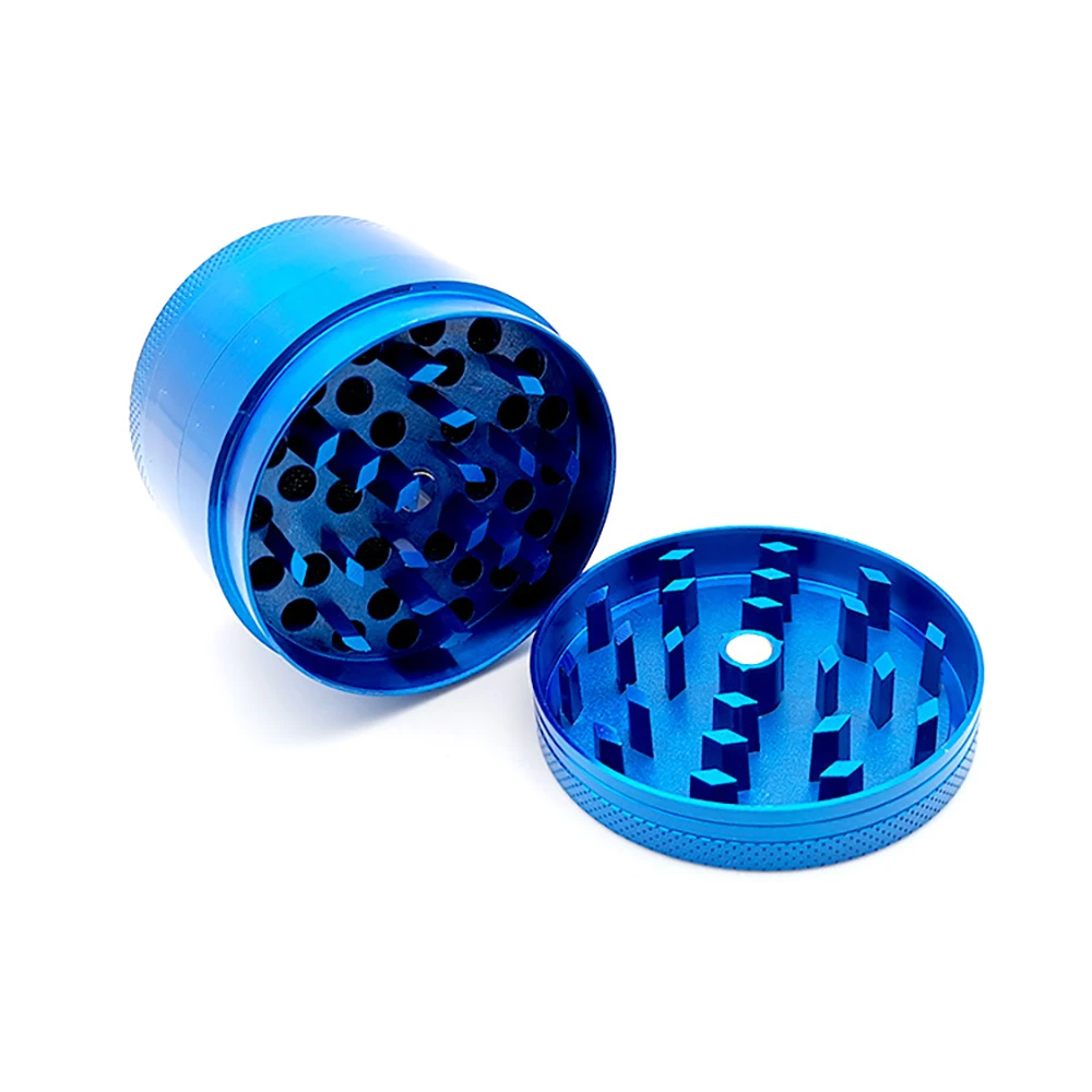 50mm Zina Alloy Herb Grinders Durable Herb-medicine Mills 4-layers Spice Kibbler Smoking Accessories for Smoker Holiday Gifts 4