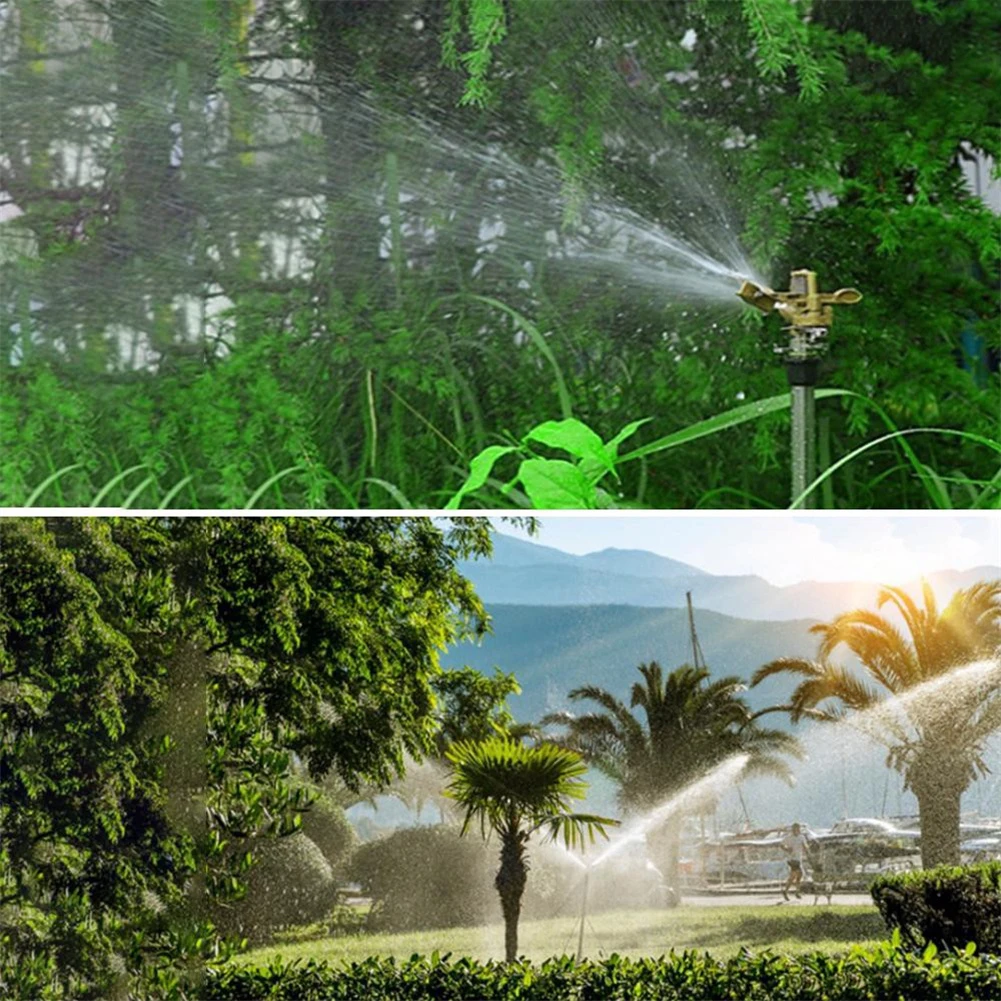 

1 PC Nozzle 4-point Thread Interface Adjustable Garden Sprinkler Water Volume 0.8-1.5l/h 10-15m Water Distance