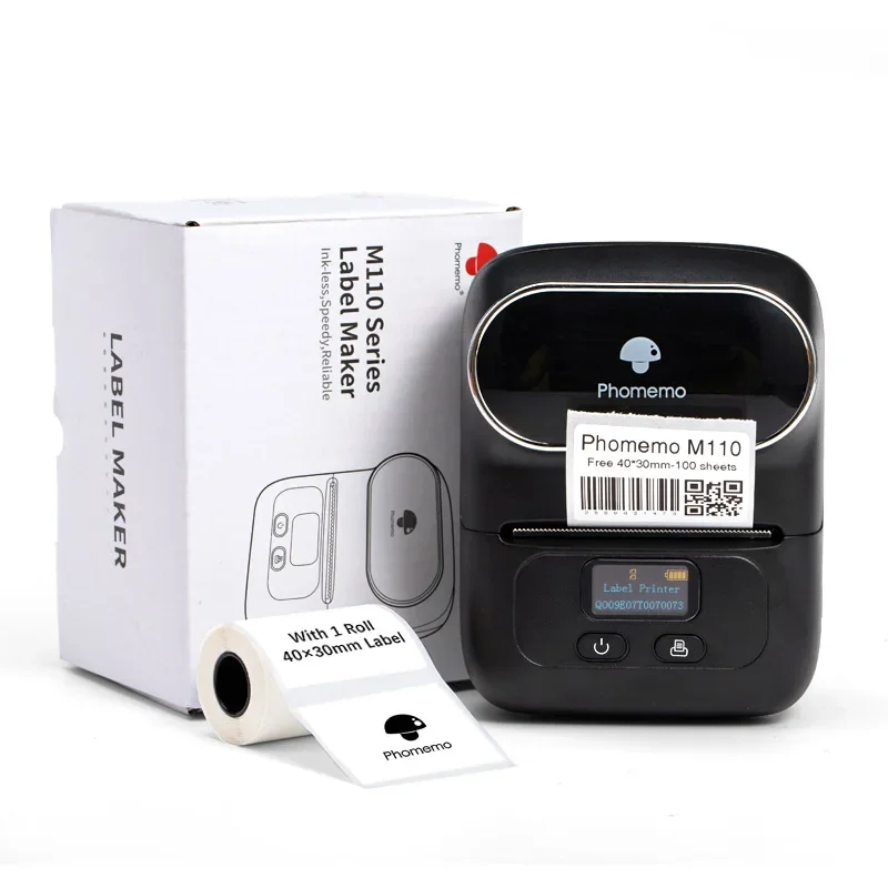 Phomemo M110 Stampante di Etichette - Stampante di Codici a Barre Mini Bluetooth Label Maker Stampante Termica per Etichette, Stampante Portatile, Adatta per Abbigliamento, Vendita al dettaglio, Rosa Phomemo M110 Stampante di Etichette - Stampante di Codici a Barre Mini Bluetooth Label Maker Stampante Termica per Etichette, Stampante Portatile, Adatta per Abbigliamento, Vendita al dettaglio, Rosa