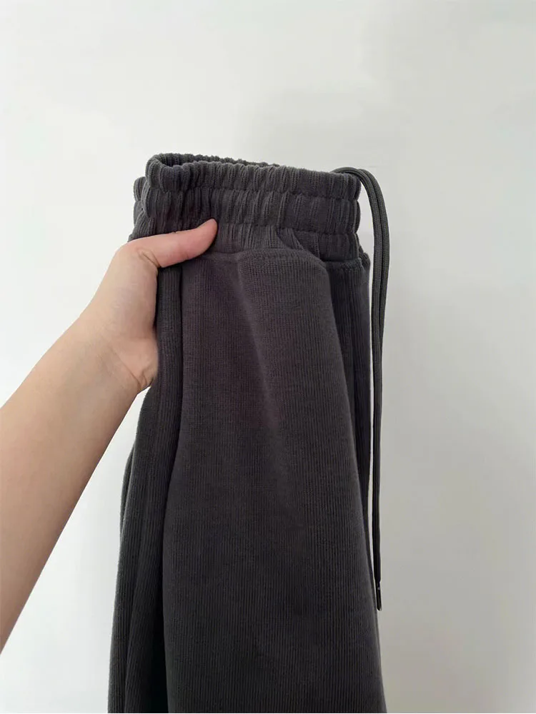 

Harajuku Casual Fashion Sweatpants Women Autumn 2022 Streetwear Women Pants Elastic Waist Wide Leg Loose Joggers Sports Pants