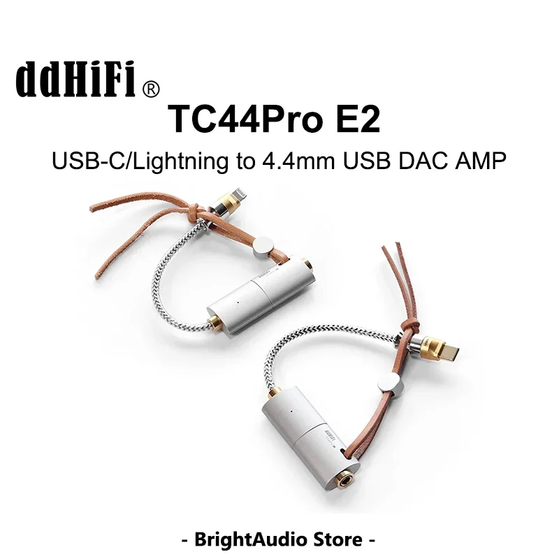 

DD ddHiFi TC44Pro E2 USB-C / Lightning to 4.4mm USB DAC AMP with dual CS43131 dual ES9603Q Chips Headphone Amplifier Decoder