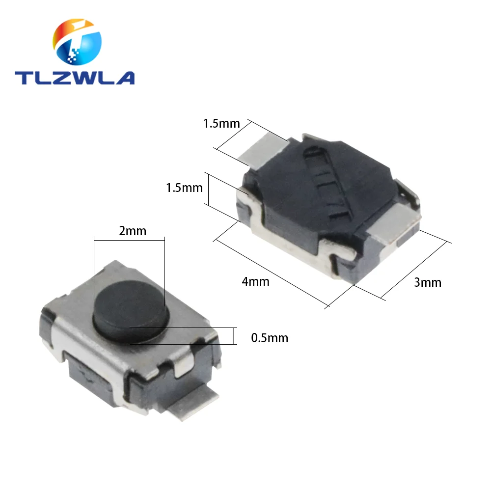 2pin Smd Remendo Tact Switch Vertical Botão Interruptor Micro 3x4x2mm 2pin smd remendo tact switch vertical botao interruptor micro 3x4x2mm 04